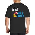 Disney Mickey Mouse Father's Day 1 Dad Big And Tall Men's T-Shirt Back Print Disney Mickey Mouse Father's Day 1 Dad Big And Tall Men's T-Shirt Back Print