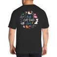 Disney Pet Parent Father’s Day Disney Cats Best Cat Dad Ever Big And Tall Men's T-Shirt Back Print