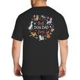 Disney Pet Parent Father’s Day Disney Dogs Best Dog Dad Ever Big And Tall Men's T-Shirt Back Print