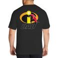 Disney And Pixar's The Incredibles Mr Incredible Dad Family Big And Tall Men's T-Shirt Back Print