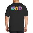 Disney Princess Dad Father’s Day Birthday Big And Tall Men's T-Shirt Back Print