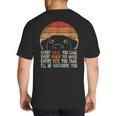 Dog Lover Dog Humor Dog Mom Dog Dad Big And Tall Men's T-Shirt Back Print