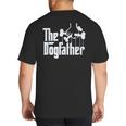 The Dogfather Dog Dad Dog Lover Big And Tall Men's T-Shirt Back Print
