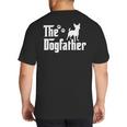 The Dogfather Tee Dad Dog Lover Chihuahua Big And Tall Men's T-Shirt Back Print