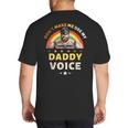 Don't Make Me Use My Daddy Voice Gay Bear Pride Big And Tall Men's T-Shirt Back Print