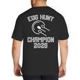 Egg Hunt Champion 2025 First Time Dad Pregnancy Reveal Big And Tall Men's T-Shirt Back Print