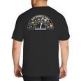 Fart Machine Dad Jokes Farting Humor Big And Tall Men's T-Shirt Back Print