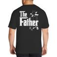 The Father New Daddy Expecting Baby T-Shirt Big And Tall Men's T-Shirt Back Print