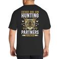 Father And Son Hunting Partners Dad And Son Hunting Buddies Big And Tall Men's T-Shirt Back Print