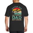 Fathers Day Guitar Dad For Guitarist Music Lover Dad Big And Tall Men's T-Shirt Back Print