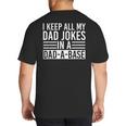 Father's Day Nerd Programmer Dad Jokes Big And Tall Men's T-Shirt Back Print