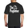 Fathers Day The Pug Father Pug Daddy Papa Fur Dad Dog Owner Big And Tall Men's T-Shirt Back Print Fathers Day The Pug Father Pug Daddy Papa Fur Dad Dog Owner Big And Tall Men's T-Shirt Back Print