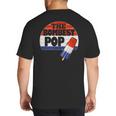 Fathers Day Shirt Cool Dad Bombest Pop Retro 80s Dad Big And Tall Men's T-Shirt Back Print Fathers Day Shirt Cool Dad Bombest Pop Retro 80s Dad Big And Tall Men's T-Shirt Back Print