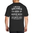 Fathers Day Shirt From Daughter Dad Of 2 Girls Fathers Day Big And Tall Men's T-Shirt Back Print