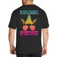 Fathers Day I Wear A Unicorn Shirt Dadacorn Big And Tall Men's T-Shirt Back Print