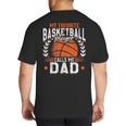My Favorite Basketball Player Calls Me Dad Basketball Big And Tall Men's T-Shirt Back Print