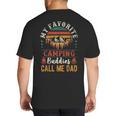 My Favorite Camping Buddies Call Me Dad Father Sayings Big And Tall Men's T-Shirt Back Print
