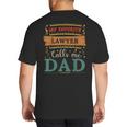 My Favorite Lawyer Calls Me Dad Lawyer Dad Big And Tall Men's T-Shirt Back Print My Favorite Lawyer Calls Me Dad Lawyer Dad Big And Tall Men's T-Shirt Back Print