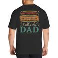 My Favorite Optometrist Calls Me Dad Optometrist Dad Big And Tall Men's T-Shirt Back Print