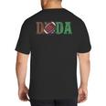 Football Dada 1st Birthday Big And Tall Men's T-Shirt Back Print