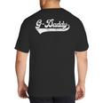 G-Daddy Vintage Retro Father's Day For Papa Grandpa Big And Tall Men's T-Shirt Back Print