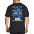 Gamer Video Games Gaming Dad Gaming Big And Tall Men's T-Shirt Back Print Gamer Video Games Gaming Dad Gaming Big And Tall Men's T-Shirt Back Print
