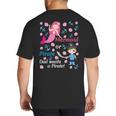 Gender Reveal Party Shirt Mermaid Or Pirate Dad Wants Pirate Big And Tall Men's T-Shirt Back Print