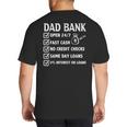Girl Father's Day Daddy & Dad Of Girls Outnumbered Big And Tall Men's T-Shirt Back Print Girl Father's Day Daddy & Dad Of Girls Outnumbered Big And Tall Men's T-Shirt Back Print