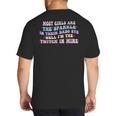 Most Girls Are The Sparkle In Their Dad's Eye Well Quote Big And Tall Men's T-Shirt Back Print