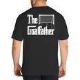 The Goalfather Dad Soccer Goalkeeper Goalie Coach Footballer Big And Tall Men's T-Shirt Back Print