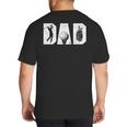 Golfing Dad Golf Lover Golfing Putter Golfer Big And Tall Men's T-Shirt Back Print