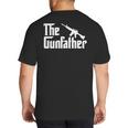 The Gun Father Gun Owner Shirts For Dad T-Shirt Big And Tall Men's T-Shirt Back Print