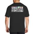 Halloween Mom Dad Daughter Adult Costume Unicorn Security Big And Tall Men's T-Shirt Back Print Halloween Mom Dad Daughter Adult Costume Unicorn Security Big And Tall Men's T-Shirt Back Print