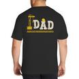 Happy Father's Day Construction For Son DAD Father's Day Big And Tall Men's T-Shirt Back Print