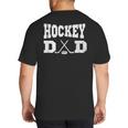 Hockey Dad Hockey Dad Big And Tall Men's T-Shirt Back Print