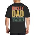 Hockey Dad Shirt Men Fathers Day Hockey Dad Big And Tall Men's T-Shirt Back Print