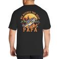 We Hooked The Best Papa Ever Fishing Dad Papa's Day Big And Tall Men's T-Shirt Back Print