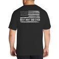 Host Dad Best Ever Flag Big And Tall Men's T-Shirt Back Print Host Dad Best Ever Flag Big And Tall Men's T-Shirt Back Print