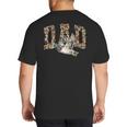 Hunting Dad Duck Camouflage Camo Preppy Camo Dad Camo Big And Tall Men's T-Shirt Back Print Hunting Dad Duck Camouflage Camo Preppy Camo Dad Camo Big And Tall Men's T-Shirt Back Print