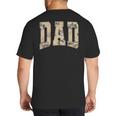 Hunting Dad Duck Camouflage Camo Waterfowl Duck Camo Men Big And Tall Men's T-Shirt Back Print