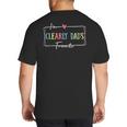 I'm Clearly Dad's Favorite Favorite Child And Son Daughter Big And Tall Men's T-Shirt Back Print