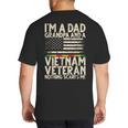 I'm A Dad Grandpa And A Vietnam Veteran Nothing Scares Me Big And Tall Men's T-Shirt Back Print