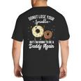 I'm Going To Be a Daddy Again Pregnancy Announcement Quote Big And Tall Men's T-Shirt Back Print