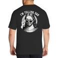 Jesus I'm Telling Dad Jesus Meme Christian & Jesus Big And Tall Men's T-Shirt Back Print