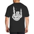 Just A Dad Who Always Came Back 2 Sided Skeleton Big And Tall Men's T-Shirt Back Print