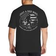 Just A Dad Who Always Came Back With The Milk Daddy Bigfoot Big And Tall Men's T-Shirt Back Print