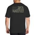 Just a Regular Dad Trying Not To Raise Liberals Camouflage Big And Tall Men's T-Shirt Back Print