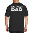 Karate Dad Shirt Men Fathers Day Karate Dad Big And Tall Men's T-Shirt Back Print