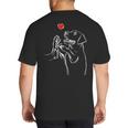 Labrador Retriever Golden Lab Dad Mom Big And Tall Men's T-Shirt Back Print Labrador Retriever Golden Lab Dad Mom Big And Tall Men's T-Shirt Back Print