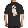 Labrador Retriever Shirt Women Men Lab Mom Dad Dog Tee Big And Tall Men's T-Shirt Back Print